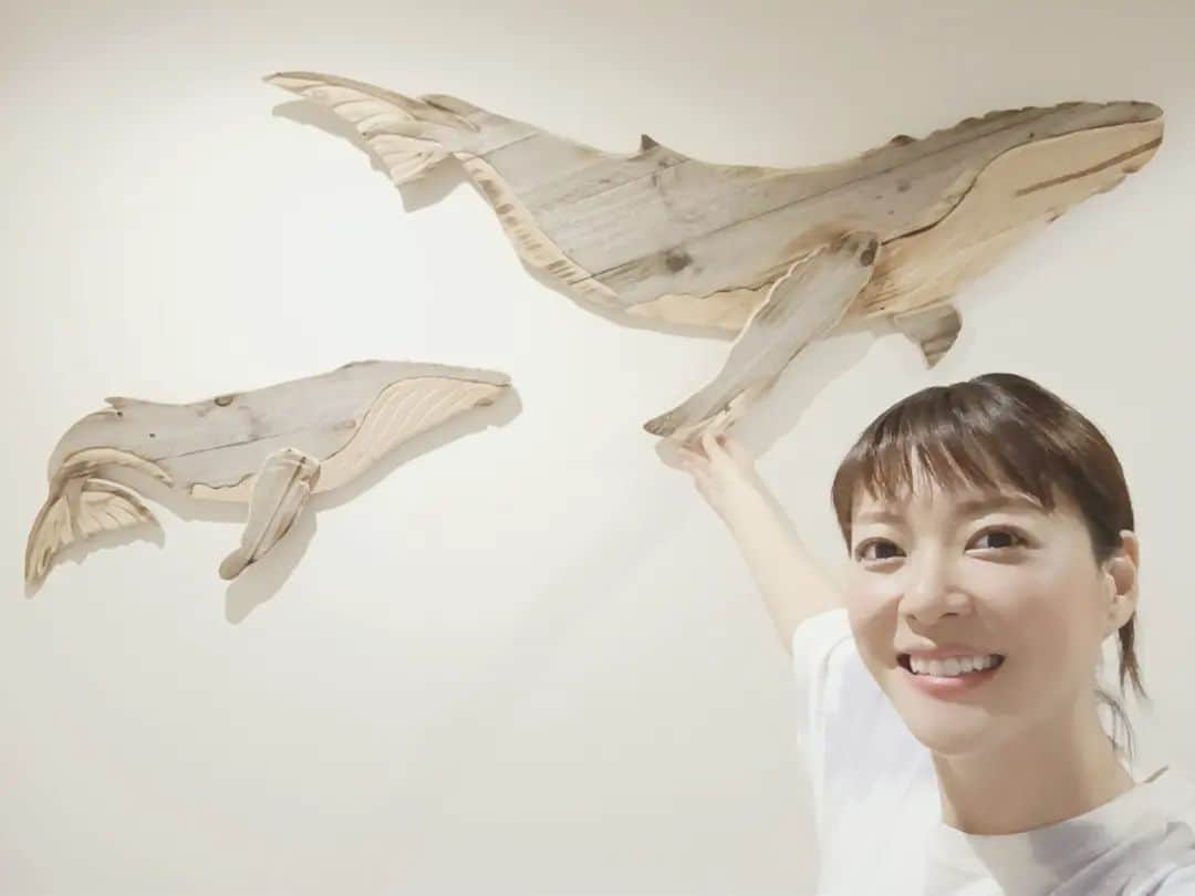 上野樹里さんのインスタグラム写真 - (上野樹里Instagram)「大好きなザトウクジラが、オーストラリアからやってきた！🐳毎晩いい夢見れそうだ💖🥰因みに、このザトウクジラは、廃材で作られています。 #ザトウクジラ #アート #エシカル #サステナブル」3月20日 21時10分 - _juri_art_