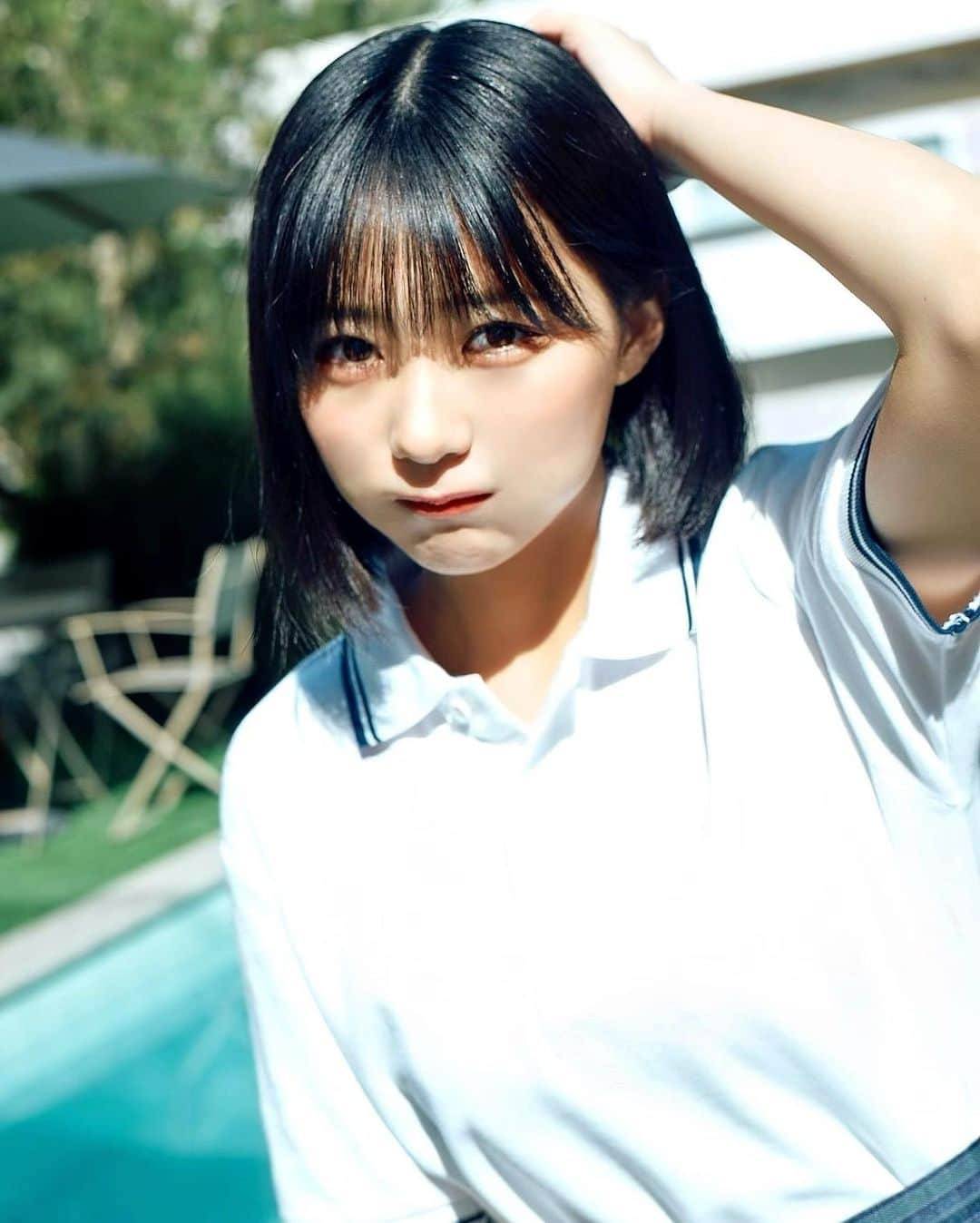 田中美久さんのインスタグラム写真 - (田中美久Instagram)「青春しよっ #summer #夏が来る　#ボブ　#制服  #HKT48 #田中美久　#栄光のラビリンス　#アイア」3月23日 21時15分 - mikumonmon_48