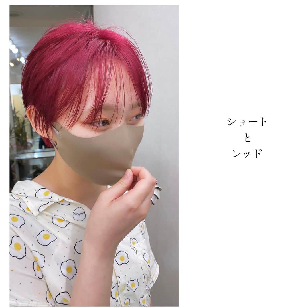 オオモトさんのインスタグラム写真 - (オオモトInstagram)「赤のまとめも久しぶりに投稿しますね🤚🏻🔥 ・  WOM  代表　オオモト @bobby_omoto_style @wom_hair_ ・ 直近空き予約や、日々の髪型はストーリーにて随時投稿しております🤚🏻 ・ お値段、ご予約方法、場所、などはストーリーハイライトに明記しております✨ 税抜表示 ご新規様ブリーチ最終受付17時半  ・ ・」3月24日 21時12分 - bobby_omoto_style