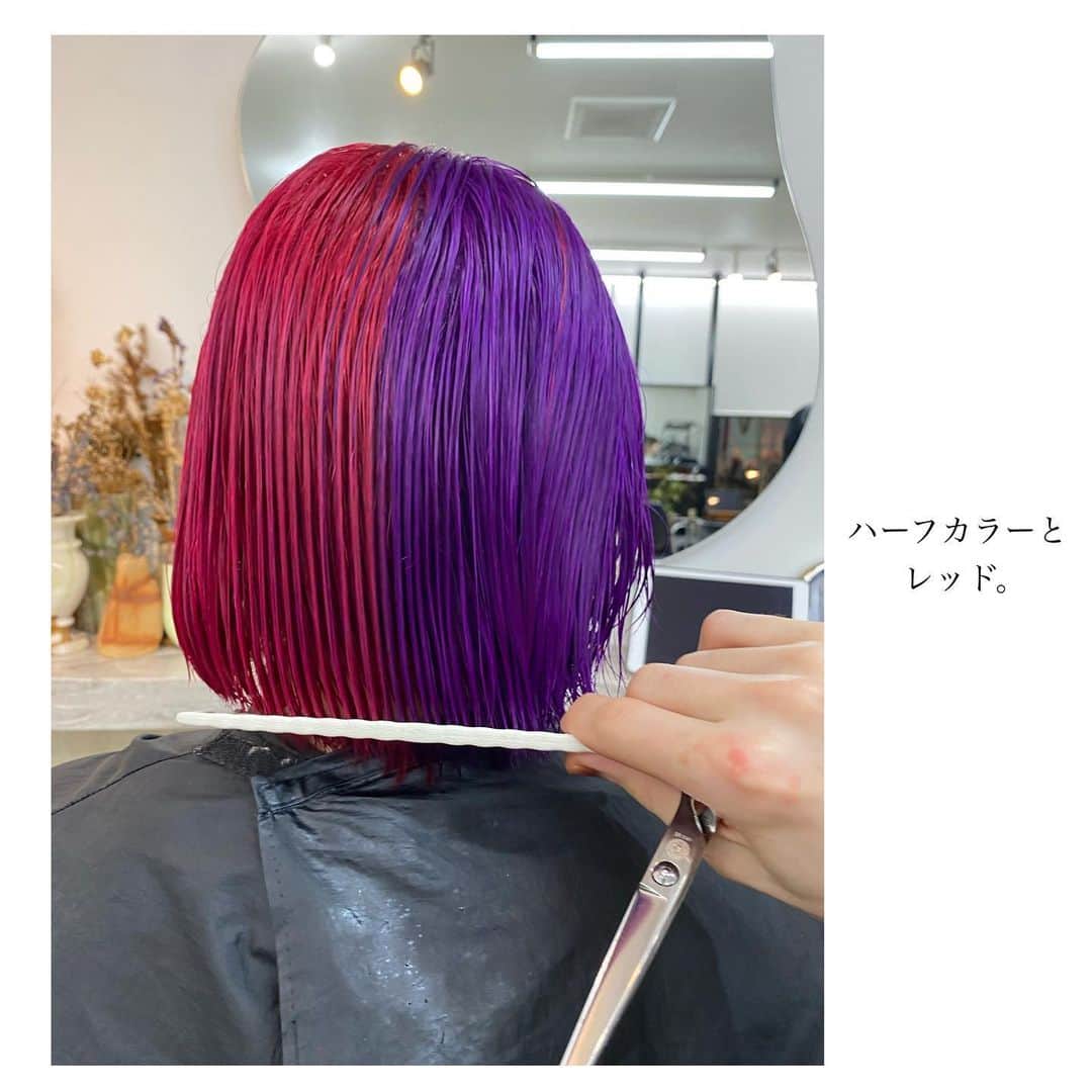 オオモトさんのインスタグラム写真 - (オオモトInstagram)「赤のまとめも久しぶりに投稿しますね🤚🏻🔥 ・  WOM  代表　オオモト @bobby_omoto_style @wom_hair_ ・ 直近空き予約や、日々の髪型はストーリーにて随時投稿しております🤚🏻 ・ お値段、ご予約方法、場所、などはストーリーハイライトに明記しております✨ 税抜表示 ご新規様ブリーチ最終受付17時半  ・ ・」3月24日 21時12分 - bobby_omoto_style