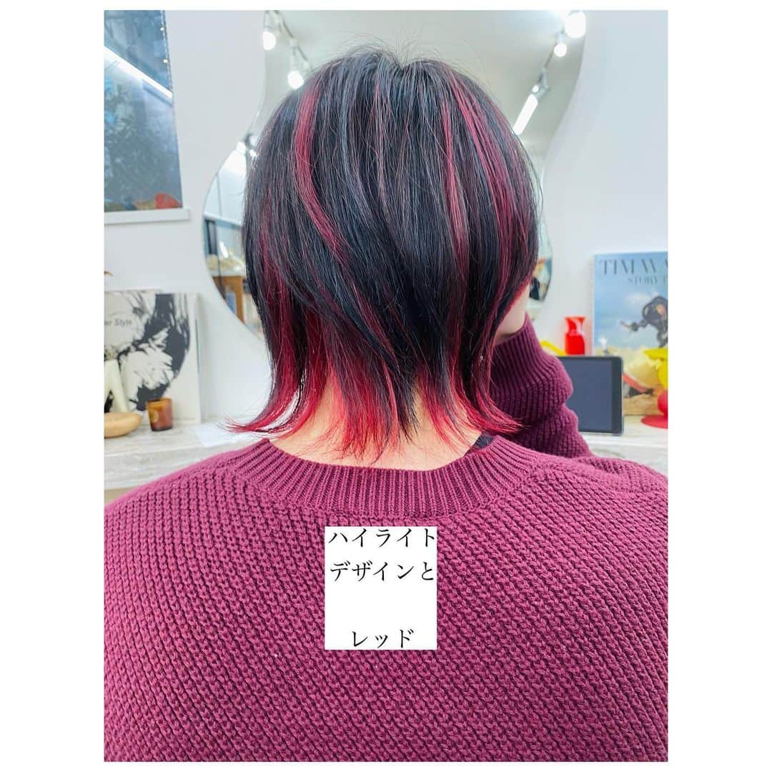 オオモトさんのインスタグラム写真 - (オオモトInstagram)「赤のまとめも久しぶりに投稿しますね🤚🏻🔥 ・  WOM  代表　オオモト @bobby_omoto_style @wom_hair_ ・ 直近空き予約や、日々の髪型はストーリーにて随時投稿しております🤚🏻 ・ お値段、ご予約方法、場所、などはストーリーハイライトに明記しております✨ 税抜表示 ご新規様ブリーチ最終受付17時半  ・ ・」3月24日 21時12分 - bobby_omoto_style
