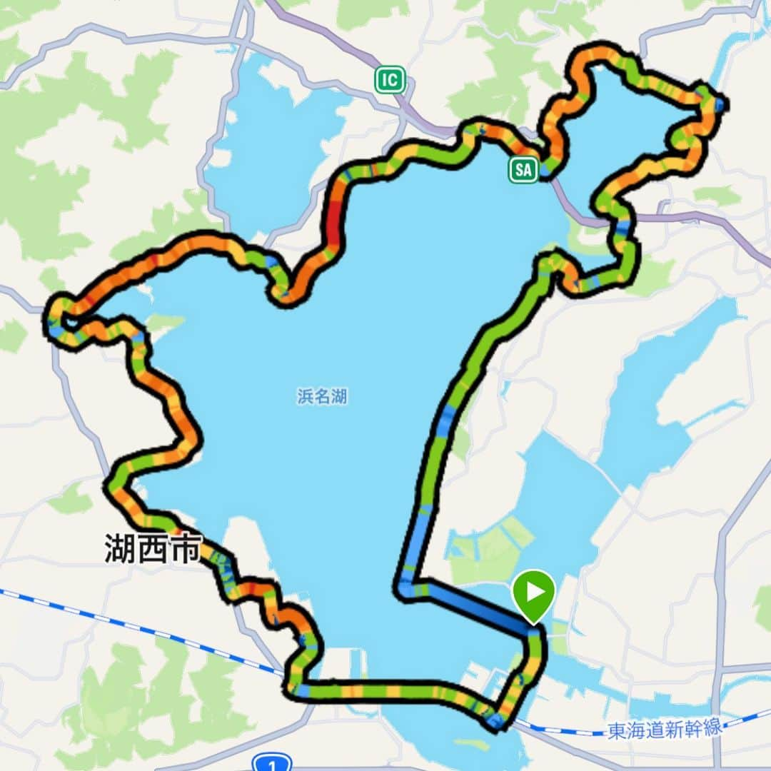 神野大地さんのインスタグラム写真 - (神野大地Instagram)「ハマイチ(浜名湖1周)初挑戦！🏃‍♂️🏃‍♂️ 57km完走！4時間23分！（ave.4'37） 頑張りましたー！」3月27日 14時52分 - daichi_0913