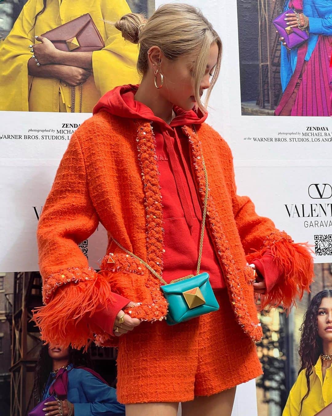 リリーマイマックさんのインスタグラム写真 - (リリーマイマックInstagram)「Australian Parisian brunch with @maisonvalentino 🧡   #OneStudBag #VALENTINOGARAVANI #ValentinoRendezVous @maisonvalentino」3月28日 15時38分 - lilymaymac