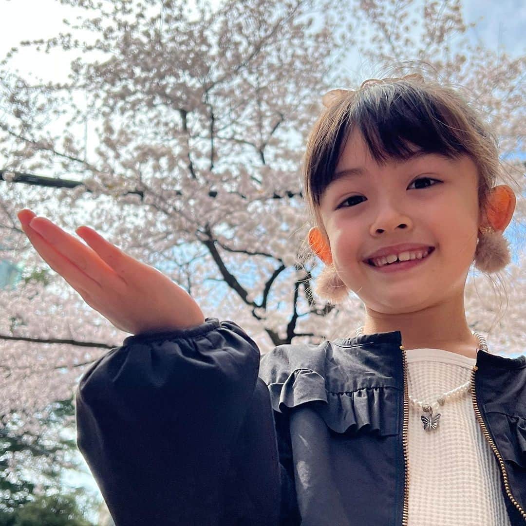 アレン明亜莉クレアさんのインスタグラム写真 - (アレン明亜莉クレアInstagram)「🌸  桜が満開ですね〜 とても綺麗だったので写真を撮りました〜  下からしか桜が映らない🤣 ちょっと大人っぽくなったように見えます〜 ４月から小学生かぁ🌸🌸🌸  ドキドキそわそわ…  素敵なお友達とたくさん 出会えますように〜🙏🤍  #桜 #桜2022    #girlsmodel #6歳 #kidsmodel #子どものいる暮らし #女の子コーデ  #インスタキッズ #ig_baby #ig_kids #子役  #ハーフキッズ #ママノワ #mixedkids #女の子モデル #ファッションモデル #ハーフ子役 #mamanokoカメラ部 #instagram_kids #insta_kids #ベビフル #コズレ  #ママリ #キッズフォト  #メアリーちゃん #アレン明亜莉クレア」3月28日 21時07分 - mary.2015c