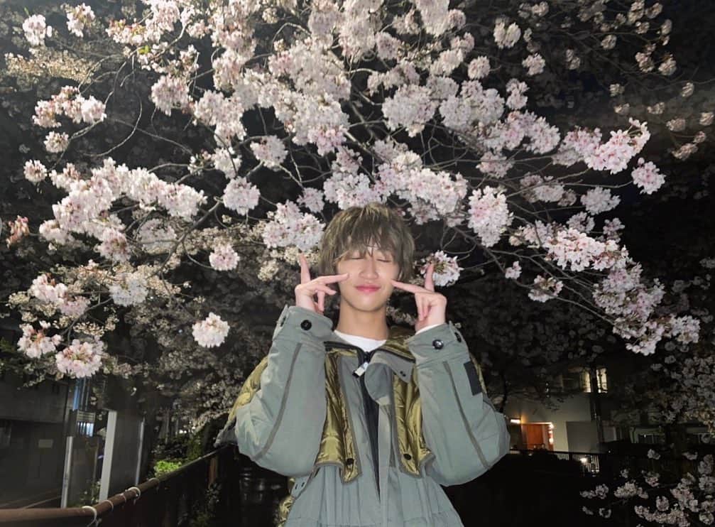 福澤希空（WATWING）さんのインスタグラム写真 - (福澤希空（WATWING）Instagram)「桜と希空  #桜  #おはな」3月31日 21時00分 - noafukuzawa_watwing