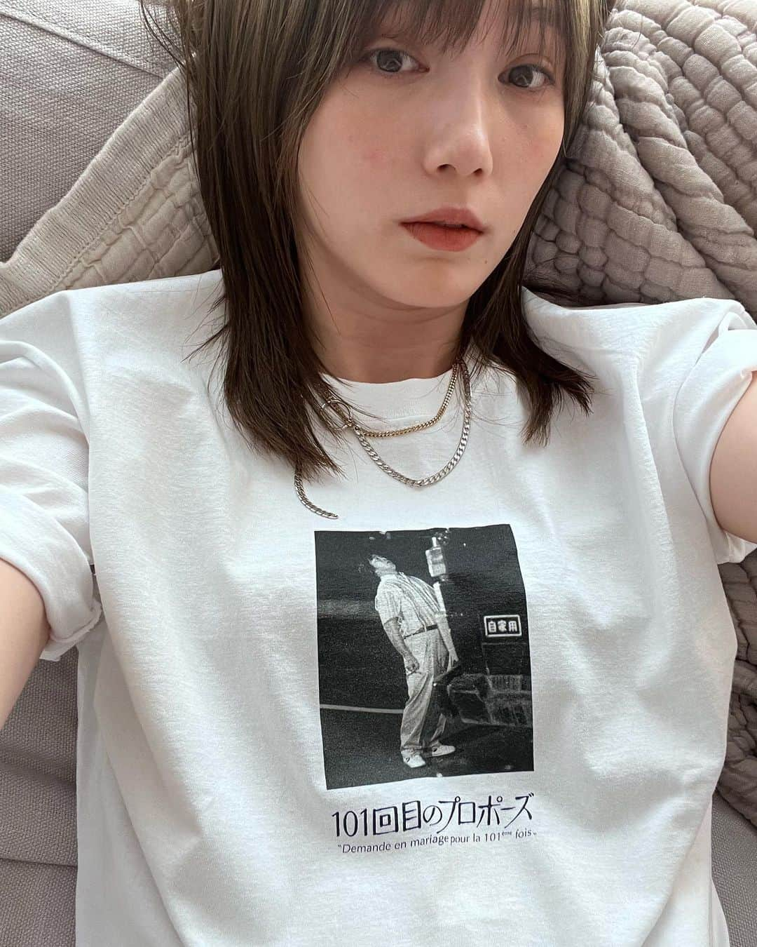 本田翼さんのインスタグラム写真 - (本田翼Instagram)「🌸 @zozotown と101回目のプロポーズのコラボtシャツ i never die because i love you. 名台詞の英語版がバックプリントされてます🫡 #101回目のプロポーズ  #zozotown購入品」4月1日 19時49分 - tsubasa_0627official