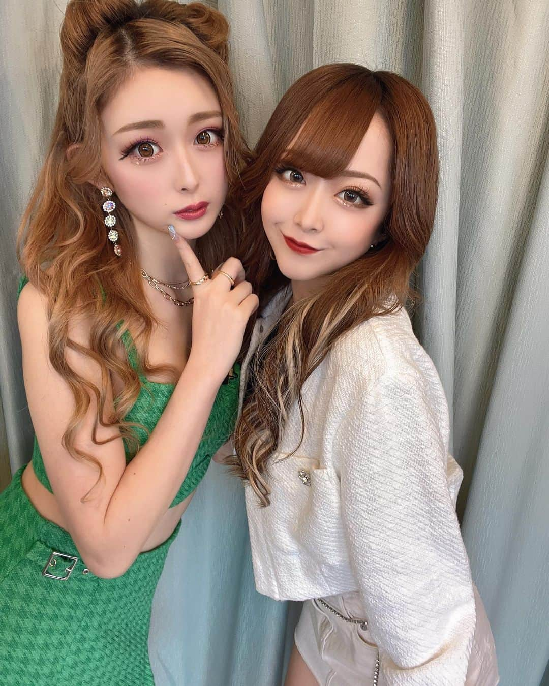 大木美里亜（みりちゃむ）さんのインスタグラム写真 - (大木美里亜（みりちゃむ）Instagram)「ちゃむちゃみ💕  今日は、ちゃむちゃみで収録でちた💕 ちゃみと一緒にegg以外のお仕事嬉しい🥺」4月2日 21時20分 - mirichamu_0710