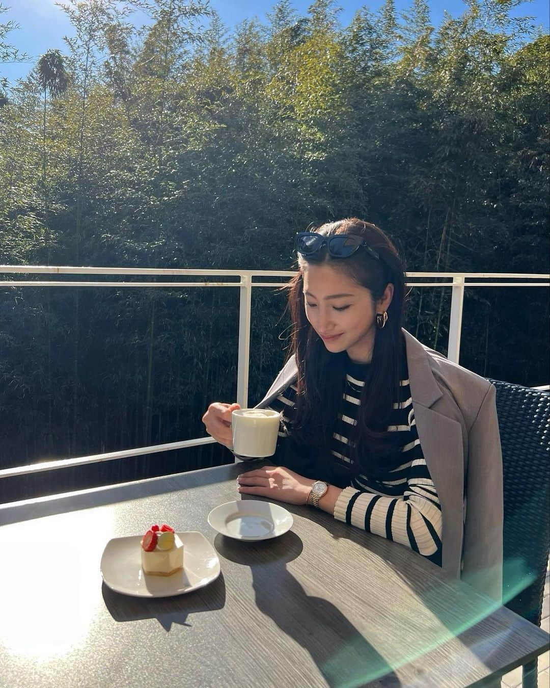 雨宮みずきさんのインスタグラム写真 - (雨宮みずきInstagram)「．  @lemilieu.kamakurayama 🍰☕️🌿  #lemilieu #ルミリュウ #鎌倉カフェ」4月8日 16時38分 - ammymzk0926