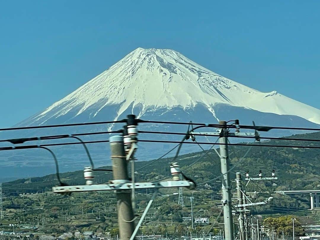 森公美子さんのインスタグラム写真 - (森公美子Instagram)「富士山に、何かをぶっ刺してしまった！電線なしの富士山は、いつになったら撮れるんだろう？？下手だなぁ〜  さぁて、、、、 舞台前に、英気をとん八さんで、いつもの味噌カツ！  名古屋で、、私のクミシュラン味噌カツ部門第一位‼️  お母さんと、お父さんご馳走様でしたっ！ 全くモタレナイ味噌カツ美味いんだなぁ〜チョット早く開けていただき、、お客さまとは会いませんでした。  マスクしてから入らしたけど、 今日は暑過ぎて、  でも頑張りましょう！電力少なくても、、私ホテルに扇風機入れてもらいました！  耐えられるかな？？ 帰りは岡富士さんの鰻弁当持って帰ります。  名古屋大好きなのに、、回れない‼️」4月8日 23時44分 - kumikomorimori