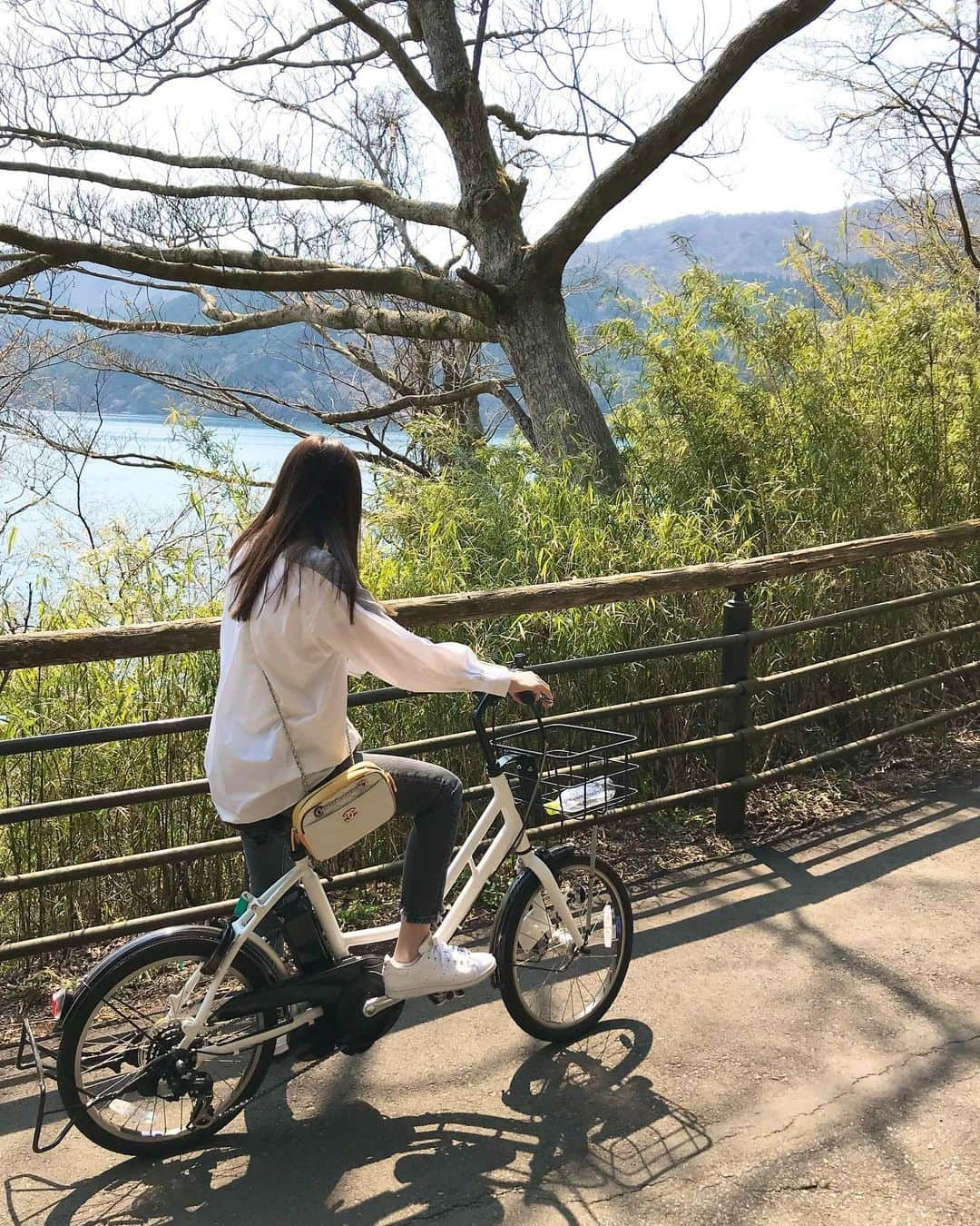 藤井悠さんのインスタグラム写真 - (藤井悠Instagram)「そして、九頭竜神社 本宮へ⛩  近くまで車で行けないので、レンタサイクル😆 電動で楽チンでした🚲💨  温泉入って、友栄で鰻重も食べて、大満足でした✨  #箱根 #hakone #九頭竜神社本宮 #レンタサイクル #電動自転車 #芦ノ湖 #三社参り #友栄 #鰻重 #THE観光」4月10日 20時41分 - yufujii0211