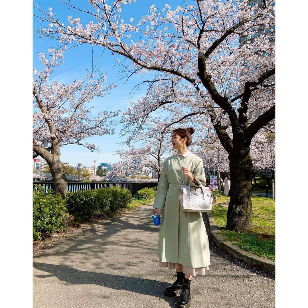 橋本和花子さんのインスタグラム写真 - (橋本和花子Instagram)「*  4月からは☟  ・報道RUNNER （月）新スポーツコーナー"ランスポ" （木）フィールドリポート （金）フィールドリポートor中継コーナー ・ウラマヨ！  ・おかべろ  を担当しています！  写真は、毛馬桜之宮公園でお花見をした時のもの🌸 桜は何度見ても癒されるるる〜〜〜」4月10日 21時26分 - wakako__hashimoto