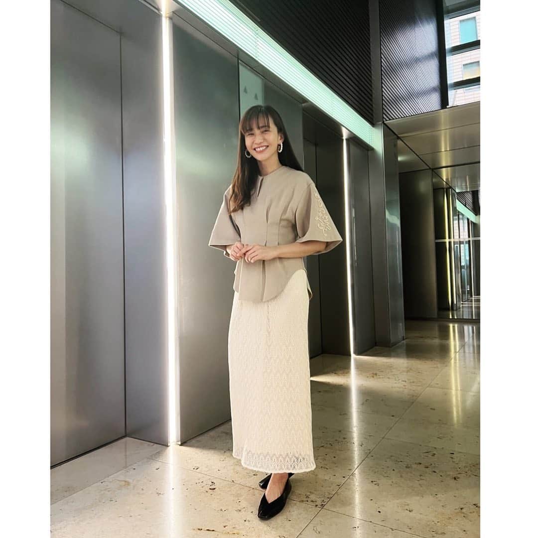 優木まおみさんのインスタグラム写真 - (優木まおみInstagram)「今日の私服は、 @clane_official  のワンピースでした^ ^  そのままミヤネ屋にも出演しました^ ^  お気に入り❤️❤️  #私服」4月14日 18時11分 - yukimaomi