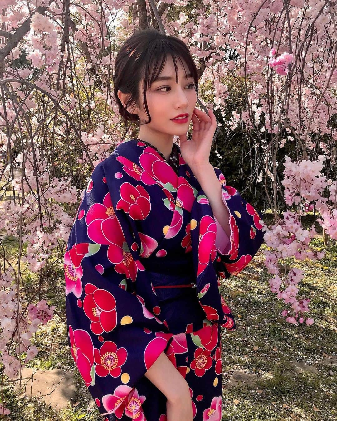 河北彩花さんのインスタグラム写真 - (河北彩花Instagram)「⁡ ⁡ 枝垂れ桜がとっても良い感じに撮れたよ📷🌸 ⁡ ⁡ ここは八坂神社です⛩ 初めて行ったけどすごく賑わってました♡゛ ⁡ ⁡ ⁡ 次京都に行けるのは来年の春かな‥❤︎   #京都  #京都観光  #枝垂れ桜🌸」4月14日 22時11分 - saika_kawakita__official