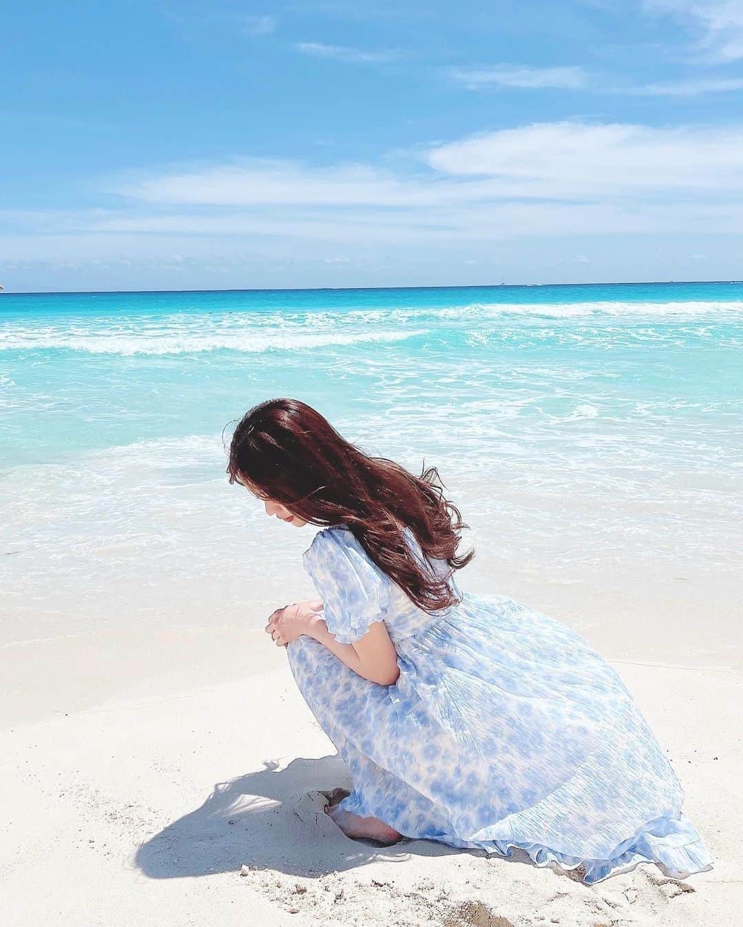 Isakoさんのインスタグラム写真 - (IsakoInstagram)「I lost my heart to this beach🏝 　  #beach #cancun #cancunmexico」4月16日 16時47分 - ichaaako