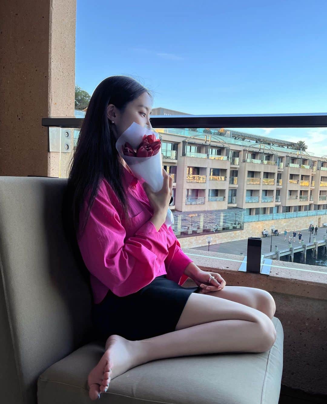 ヒョミン さんのインスタグラム写真 - (ヒョミン Instagram)「Sydney in pink. 🇦🇺💞」4月18日 15時41分 - hyominnn