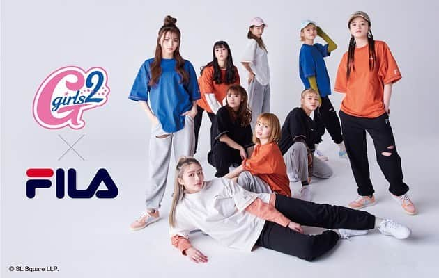 Girls²さんのインスタグラム写真 - (Girls²Instagram)「♡♡♡ Girls²✖️FILA✖️ABC-MART 4月28日(木)より、全国のABC-MARTにて『Girls²×FILA×ABC-MARTコラボキャンペーン』を開催♪ メンバーがダンスレッスンなどでの着用をイメージしてアイディアを出した、コラボTシャツ、スウェットも登場します💕  @abc_mart_japan  @fila_japan_official   #abcmart #abcマート #FILA #フィラ #コラボ #Girls2 #ガールズガールズ #CmonNeoZipang #JugaJugaJungle #Flutter #小田柚葉 #隅谷百花 #鶴屋美咲 #小川桜花  #増田來亜 #菱田未渚美 #山口綺羅 #原田都愛 #石井蘭」4月22日 15時01分 - girls2_official