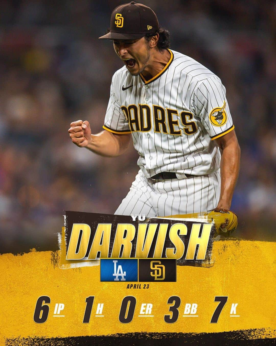 ダルビッシュ有さんのインスタグラム写真 - (ダルビッシュ有Instagram)「Darvish Determination.」4月24日 11時53分 - darvishsefat11