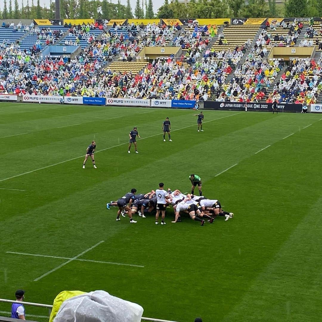 小尾渚沙さんのインスタグラム写真 - (小尾渚沙Instagram)「〈東京SG 30-3 BR東京〉🏉  久々の秩父宮ラグビー場🏉 生憎の雨でしたが、やはり生で見るラグビーは最っっっ高🤤💕 . . #ラグビー好き女子 #ラグ女  #東京サンゴリアス #ブラックラムズ東京」4月24日 21時16分 - obi_nagisa