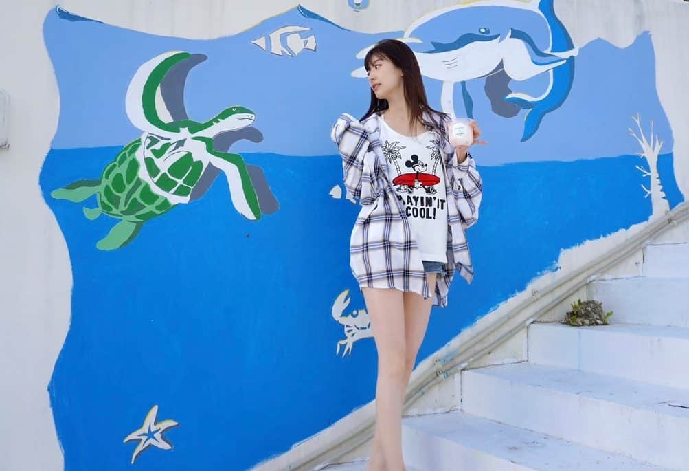 武藤十夢さんのインスタグラム写真 - (武藤十夢Instagram)「🐢🐬✨ . . #沖縄 #okinawa #photography #私服 #mickeymouse #gyda」4月27日 18時53分 - tommuto_official