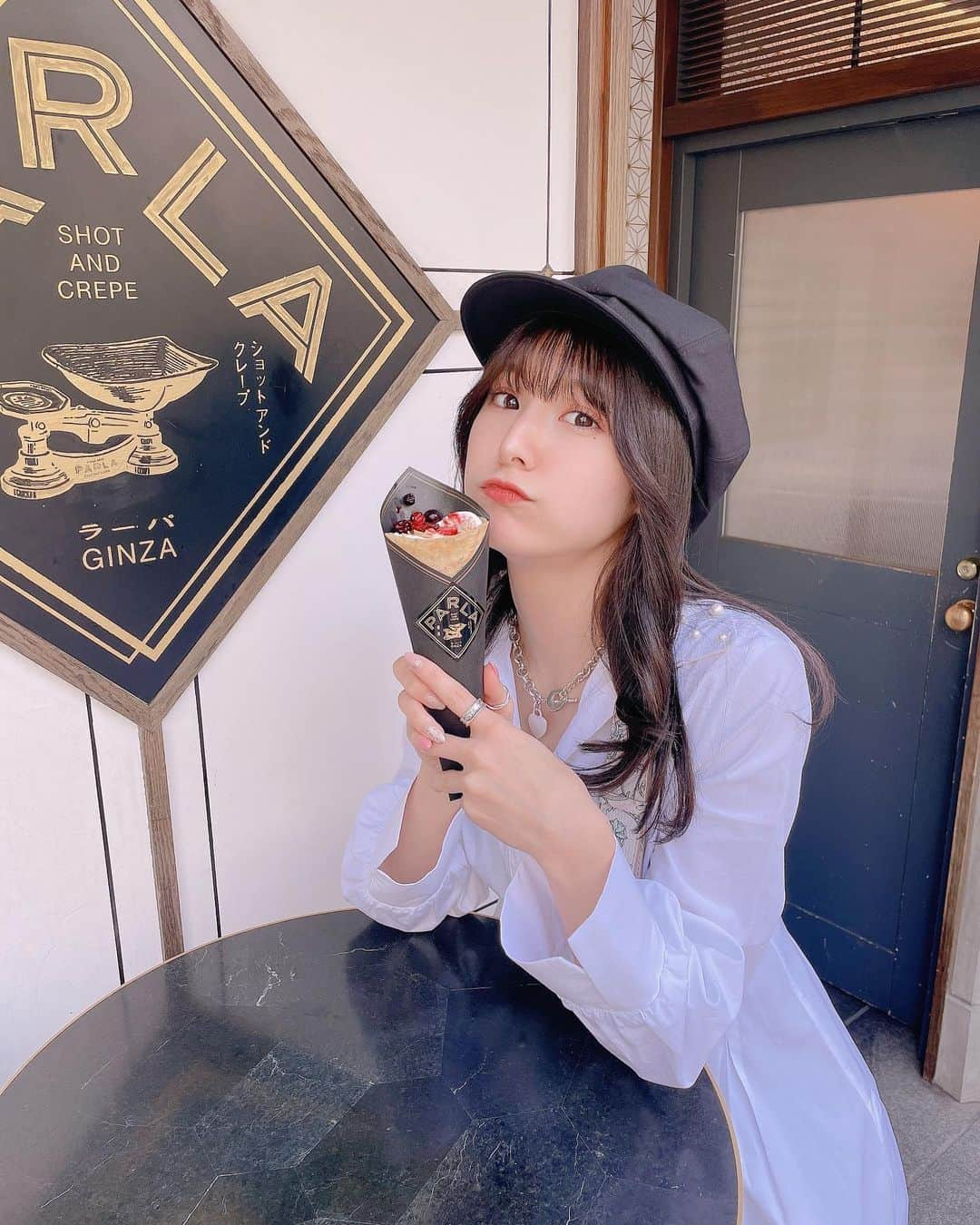 彩川ひなのさんのインスタグラム写真 - (彩川ひなのInstagram)「美味しいもの大好きぃ( ◜ω◝ )♡♡♡  美味しいものがあるとこにひなゎいます🐣❤︎←  #銀座PARLA #東京プラザ銀座 #彼女感 #クレープ #parla #parlacrepe #銀座 #銀座カフェ #銀座グルメ #銀座スイーツ #ginza #ginzatokyo #ginzacafe #tokyuplazaginza #tokyuplaza」4月29日 22時37分 - hinano_ayakawa