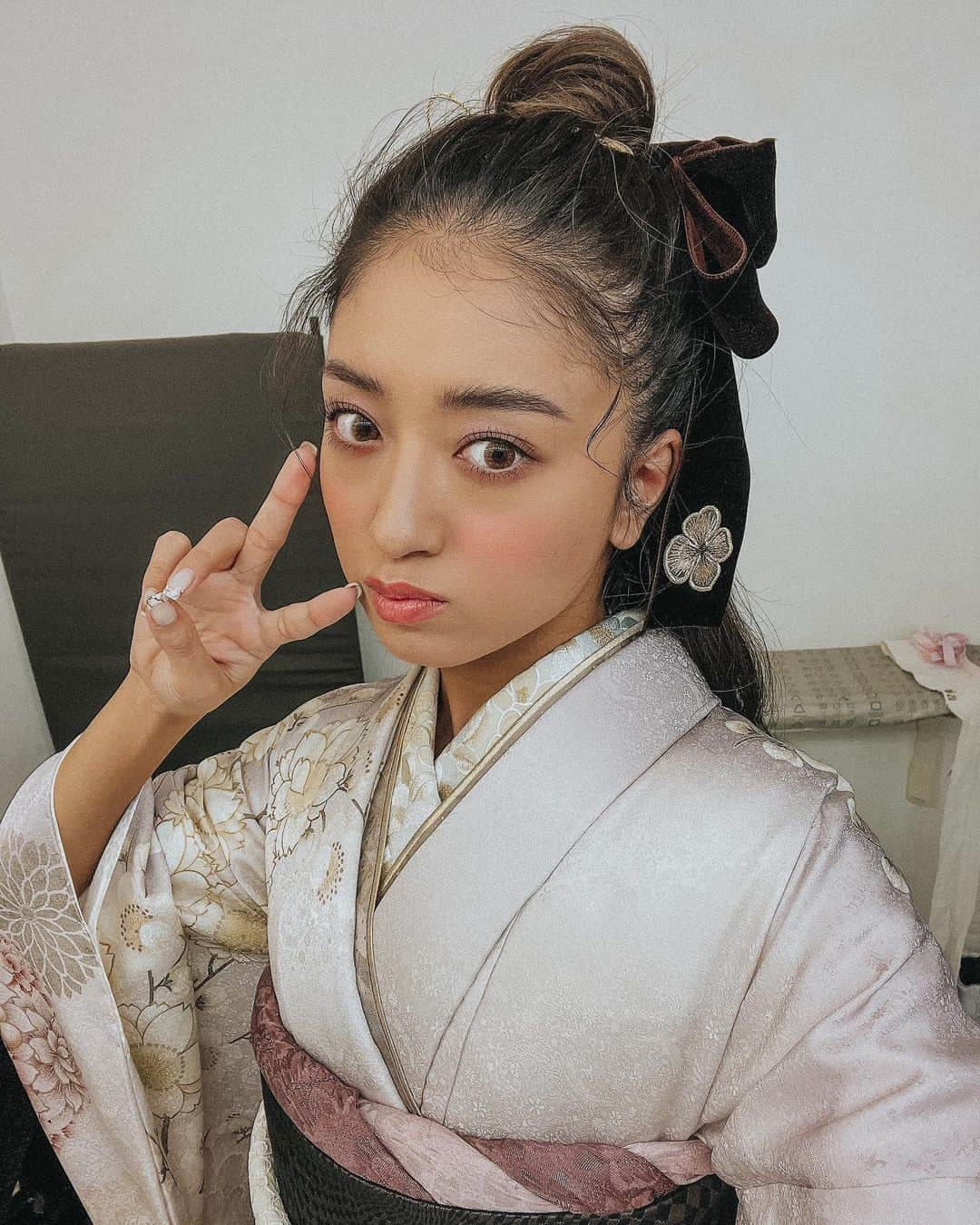 池田美優（みちょぱ）さんのインスタグラム写真 - (池田美優（みちょぱ）Instagram)「． ふりそでーしょん👘」5月1日 18時18分 - michopa1030