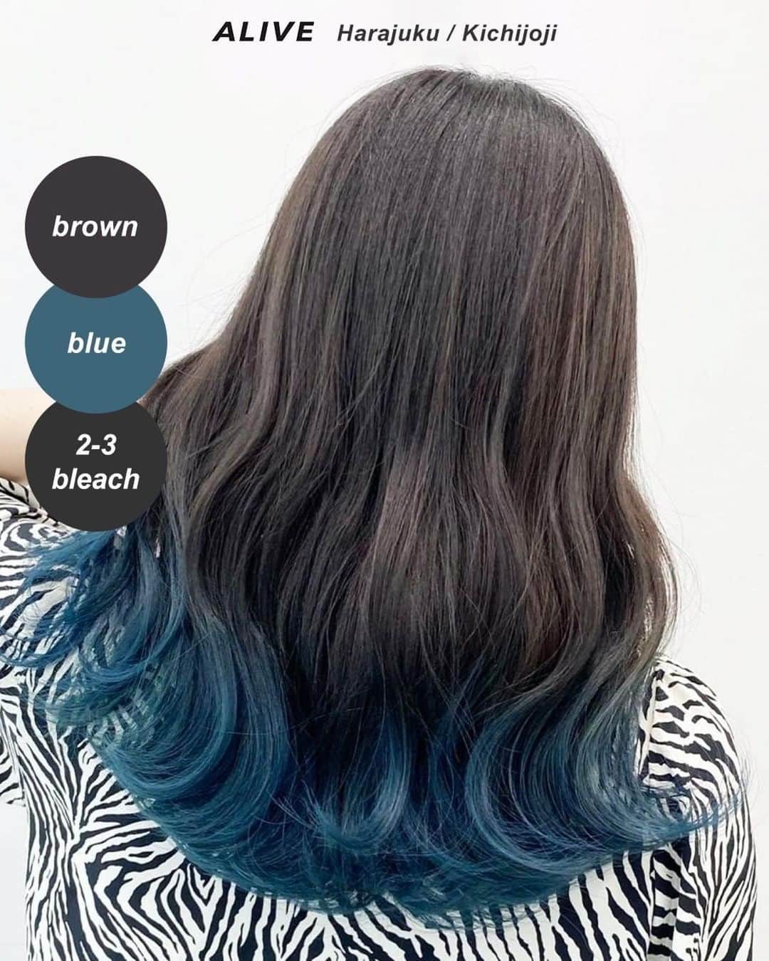 ALIVEさんのインスタグラム写真 - (ALIVEInstagram)「【保存するだけで使える！ #グラデーションカラー × #ブルーカラー ヘアカタログ】  保存しておくだけで使える、 ALIVEオリジナルのヘアカタログです💡 同系色のヘアカタログまとめになるので、 微妙なニュアンスの差も比較してみてくださいね🙆🏻‍♀️  今回のまとめは #グラデーションカラー × #ブルーカラー です✨ ぜひ参考にしてみてくださいね！  ================================= @alivehair では、ヘアカタログや流行の ヘアカラー・ヘアスタイルに関する 情報を毎日更新中です💫 あなたの取り上げてほしいテーマを コメントすると記事になるかも？ ぜひフォローしてチェックしてください💡 =================================  ================================= ✂︎PRICE（店舗により金額が異なります。 クーポンもありますのでぜひご活用ください💁🏻‍♀️） ・グラデーションカラー：¥11,000〜 ・バレイヤージュカラー：¥22,000〜 ・ハイライト：¥15,400〜 =================================  #美容院 #美容室 #原宿美容室 #吉祥寺美容室 #ブリーチあり #ブリーチ #グラデーションカラー #グラデーション #グラデーションヘアー #グラデーションボブ #グラデーションロング #ブルーカラー #ブルージュ #ダークブルー #ブルーブラック #サファイアブルー #アイスブルー #寒色カラー #韓国カラー #ネイビーブルー #ターコイズブルー #グラデーションブルー」5月2日 20時42分 - alivehair