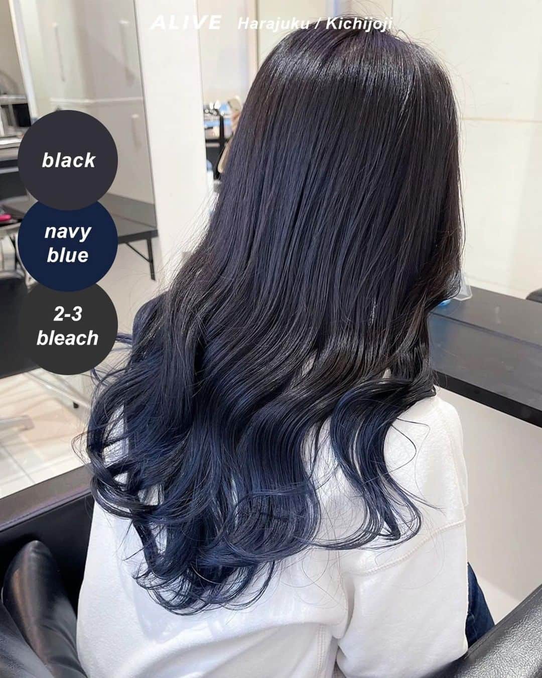ALIVEさんのインスタグラム写真 - (ALIVEInstagram)「【保存するだけで使える！ #グラデーションカラー × #ブルーカラー ヘアカタログ】  保存しておくだけで使える、 ALIVEオリジナルのヘアカタログです💡 同系色のヘアカタログまとめになるので、 微妙なニュアンスの差も比較してみてくださいね🙆🏻‍♀️  今回のまとめは #グラデーションカラー × #ブルーカラー です✨ ぜひ参考にしてみてくださいね！  ================================= @alivehair では、ヘアカタログや流行の ヘアカラー・ヘアスタイルに関する 情報を毎日更新中です💫 あなたの取り上げてほしいテーマを コメントすると記事になるかも？ ぜひフォローしてチェックしてください💡 =================================  ================================= ✂︎PRICE（店舗により金額が異なります。 クーポンもありますのでぜひご活用ください💁🏻‍♀️） ・グラデーションカラー：¥11,000〜 ・バレイヤージュカラー：¥22,000〜 ・ハイライト：¥15,400〜 =================================  #美容院 #美容室 #原宿美容室 #吉祥寺美容室 #ブリーチあり #ブリーチ #グラデーションカラー #グラデーション #グラデーションヘアー #グラデーションボブ #グラデーションロング #ブルーカラー #ブルージュ #ダークブルー #ブルーブラック #サファイアブルー #アイスブルー #寒色カラー #韓国カラー #ネイビーブルー #ターコイズブルー #グラデーションブルー」5月2日 20時42分 - alivehair