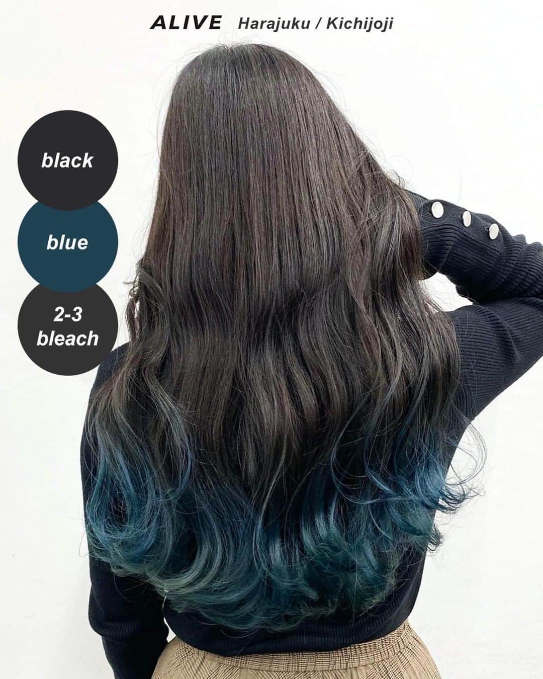 ALIVEさんのインスタグラム写真 - (ALIVEInstagram)「【保存するだけで使える！ #グラデーションカラー × #ブルーカラー ヘアカタログ】  保存しておくだけで使える、 ALIVEオリジナルのヘアカタログです💡 同系色のヘアカタログまとめになるので、 微妙なニュアンスの差も比較してみてくださいね🙆🏻‍♀️  今回のまとめは #グラデーションカラー × #ブルーカラー です✨ ぜひ参考にしてみてくださいね！  ================================= @alivehair では、ヘアカタログや流行の ヘアカラー・ヘアスタイルに関する 情報を毎日更新中です💫 あなたの取り上げてほしいテーマを コメントすると記事になるかも？ ぜひフォローしてチェックしてください💡 =================================  ================================= ✂︎PRICE（店舗により金額が異なります。 クーポンもありますのでぜひご活用ください💁🏻‍♀️） ・グラデーションカラー：¥11,000〜 ・バレイヤージュカラー：¥22,000〜 ・ハイライト：¥15,400〜 =================================  #美容院 #美容室 #原宿美容室 #吉祥寺美容室 #ブリーチあり #ブリーチ #グラデーションカラー #グラデーション #グラデーションヘアー #グラデーションボブ #グラデーションロング #ブルーカラー #ブルージュ #ダークブルー #ブルーブラック #サファイアブルー #アイスブルー #寒色カラー #韓国カラー #ネイビーブルー #ターコイズブルー #グラデーションブルー」5月2日 20時42分 - alivehair