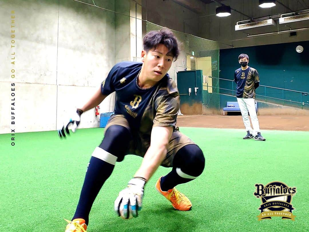 オリックス・バファローズさんのインスタグラム写真 - (オリックス・バファローズInstagram)「#来田涼斗 #野口智哉 #紅林弘太郎 #池田陵真 #早出練習 #スペシャルメニュー #チーム若手 #オリの未来 #Bs2022 #buffaloes #baseball #ORIX #プロ野球」5月3日 11時14分 - orix_buffaloes