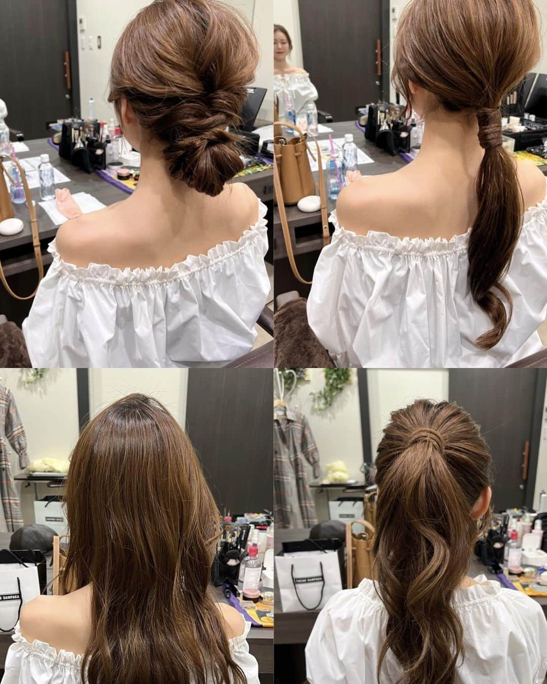 清水愛美さんのインスタグラム写真 - (清水愛美Instagram)「🤍ブライダルヘア編🤍 リハーサルメイクの時すごく丁寧に 決めていただいたので 当日は完璧でした🥰👍💓 *  事前にもうイメージして 検索しておいた写真を持って行きました😊💓 当日はすっぴん、髪の毛も何もして行かない方が良きです！ 首元がゆったりした白いトップスのがイメージつきやすいです！ 場面で決めるのはいいけど、 大体自分のイメージを伝えて 確認ぐらいの方がいいと思います👍💓 メイクリハーサルって凄い時間かかるからね！私なんて5時間かかった🥹💓 * プレ花嫁さん是非決めてから行ってくださいね🫡💓💓 *  #ブライダルヘア　#メイクリハーサル #プレ花嫁　#結婚式準備 #結婚式ヘアアレンジ  #結婚式レポ  #wedding  #weddingdress」5月4日 18時25分 - manami_s0902