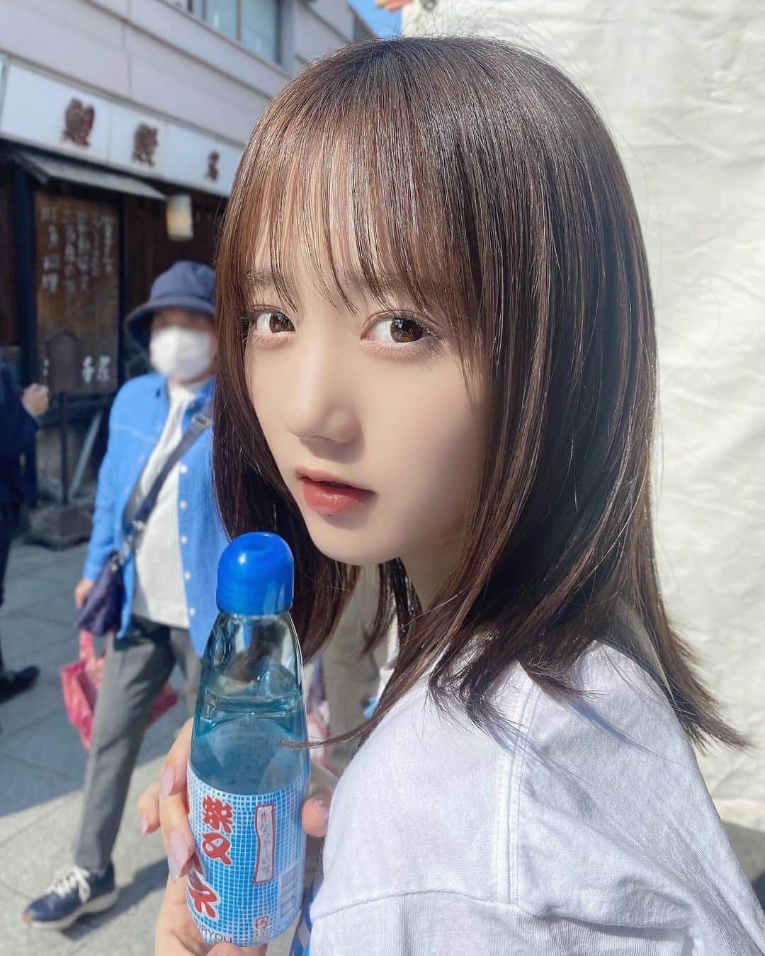 田島櫻子さんのインスタグラム写真 - (田島櫻子Instagram)「食べ歩きデート🥤🍓🍡」5月4日 20時44分 - sakurako219