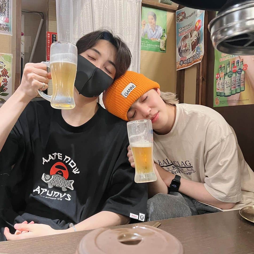 ジョンハンさんのインスタグラム写真 - (ジョンハンInstagram)「나마비루🍻」5月9日 14時31分 - jeonghaniyoo_n