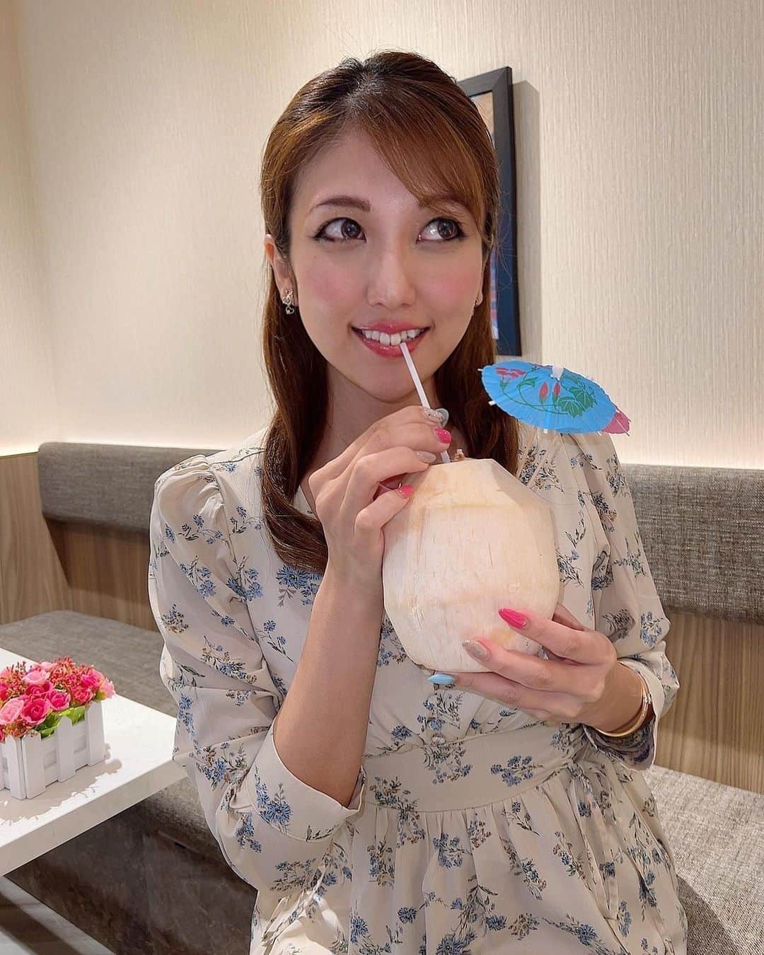 神谷麻美さんのインスタグラム写真 - (神谷麻美Instagram)「#ココナッツ 美味しいっ❤️💖🥥💖❤️」5月10日 13時04分 - asamice428