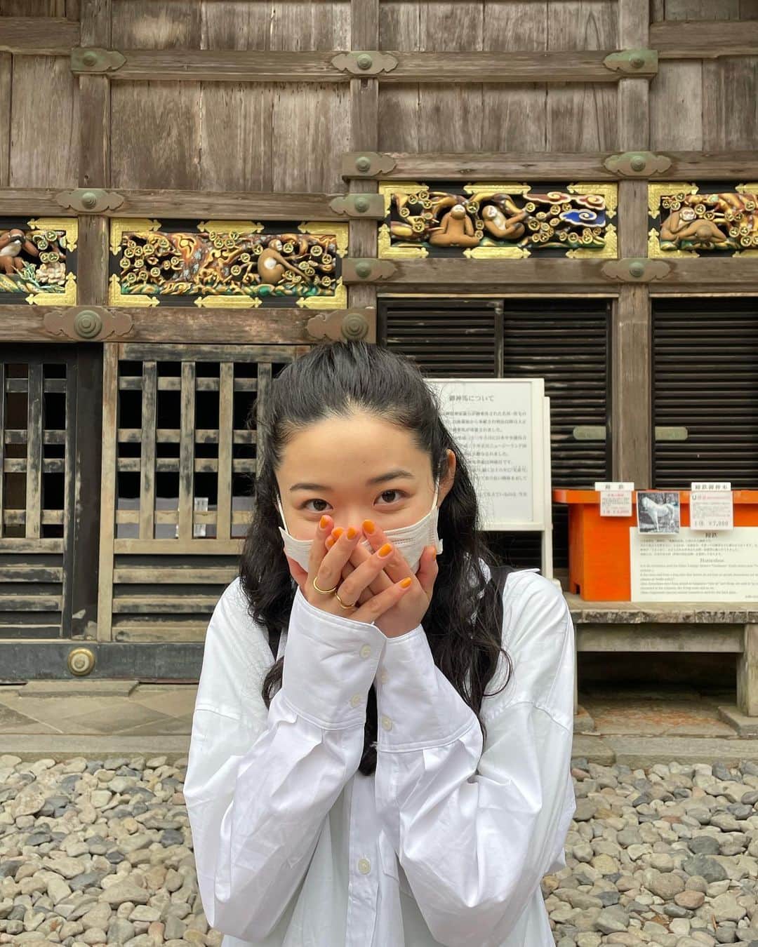 藤野涼子さんのインスタグラム写真 - (藤野涼子Instagram)「🙈🙉🙊 友達と久しぶりに旅行に行ってきました! 小学生の修学旅行の時に、日光に行ってたから こんなことしたね〜 あんなことしたね〜 と昔を振り返りながらまわれて楽しかった☺️」5月11日 13時00分 - ryoko_fujino_official