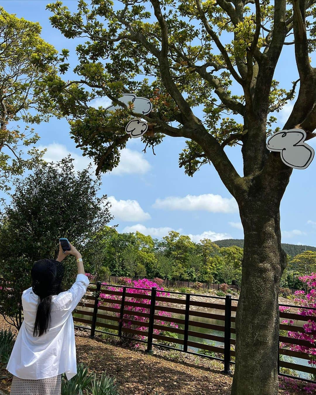 ジスさんのインスタグラム写真 - (ジスInstagram)「예뻐라 ☁️🌳🌸」5月11日 15時32分 - sooyaaa__