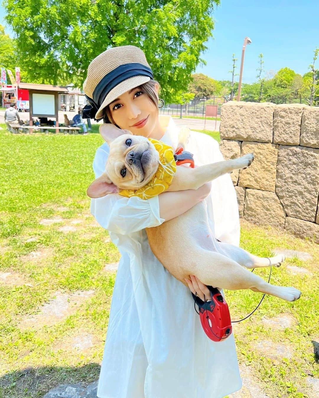 黒ユイさんのインスタグラム写真 - (黒ユイInstagram)「我が家の長女🐶💖　#マロン姉さん そろそろ昼間のお散歩が 暑くて厳しくなってきたね🥵 #ふれぶる #フレブル #ふれんちぶるどっぐ #フレンチブルドッグ #フレブル好きと繋がりたい #ふれぶるのいる暮らし」5月13日 19時36分 - yui_my_life