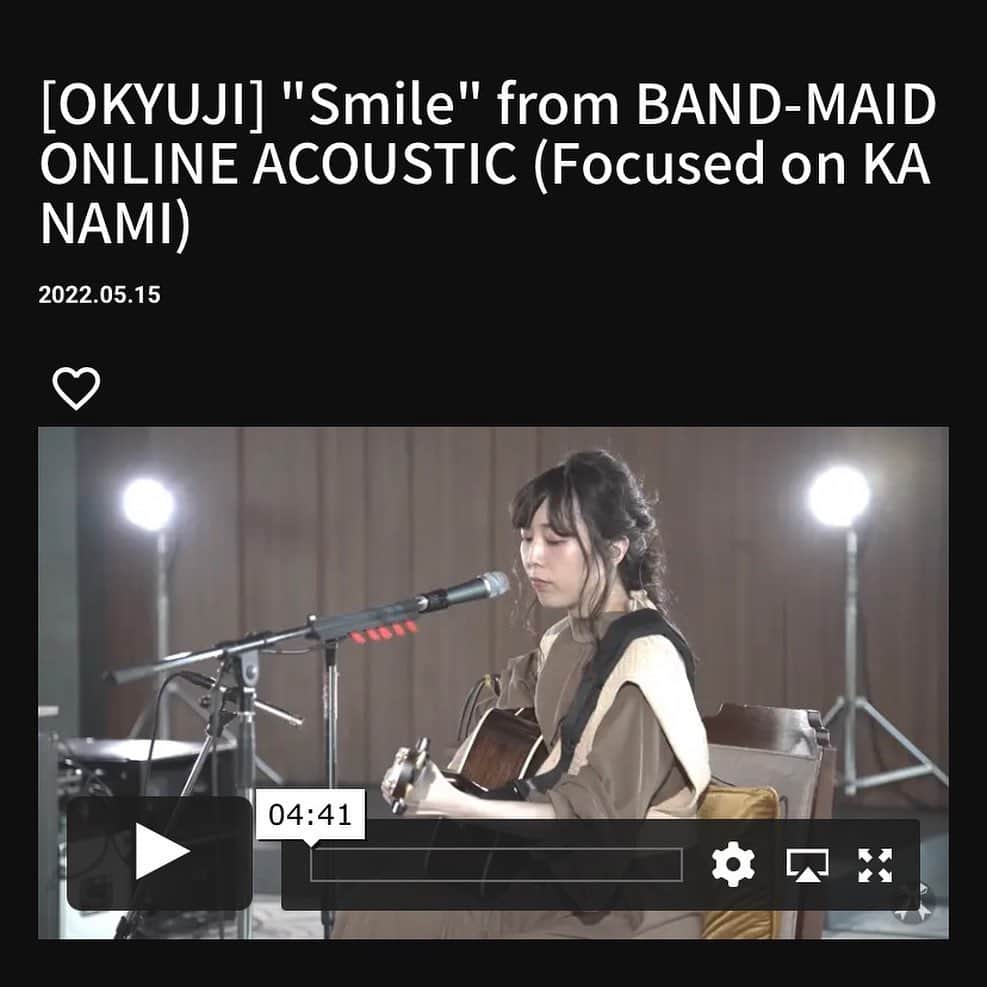 BAND-MAIDさんのインスタグラム写真 - (BAND-MAIDInstagram)「Due to popular demand, BAND-MAID "THE DAY OF MAID" has been extended for streaming archives, campaign entries, and merchandise sales! You can watch and apply for the campaign until 23:59 on May 22 (JST).  In addition, BAND-MAID's subscription video delivery service "BAND-MAID PRIME" has started to deliver the personal focus ver of "BAND-MAID ONLINE ACOUSTIC"! https://bandmaidprime.tokyo/movies/72490  #bandmaid」5月15日 17時45分 - bandmaid.jp