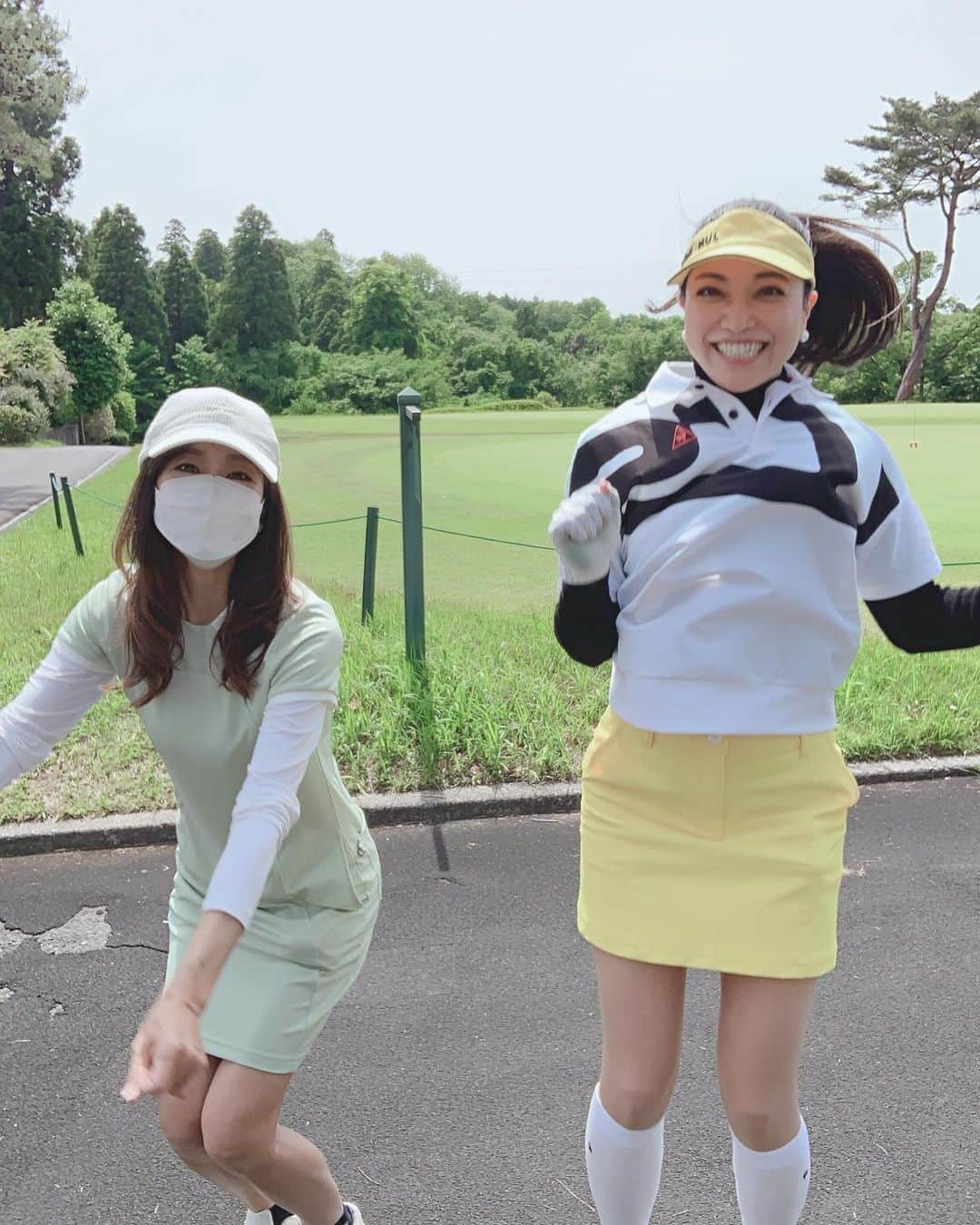 相川友希さんのインスタグラム写真 - (相川友希Instagram)「毎月恒例コンペで💙 #ゴルフ　#golf #⛳️ #趣味　　　 梅雨明けを待ってます♡ #第100回越え　#感謝　#千葉方面多くしてくれてありがとう　#東京のお父さん　#20年ぶりに吐く　#大丈夫かな おばあちゃんになっても一緒にゴルフ出来ますように⛳️🥰 @_kacchu_  #若者ピース　#トライ出来ず　#逆さ✌️」5月16日 13時34分 - yuki923a