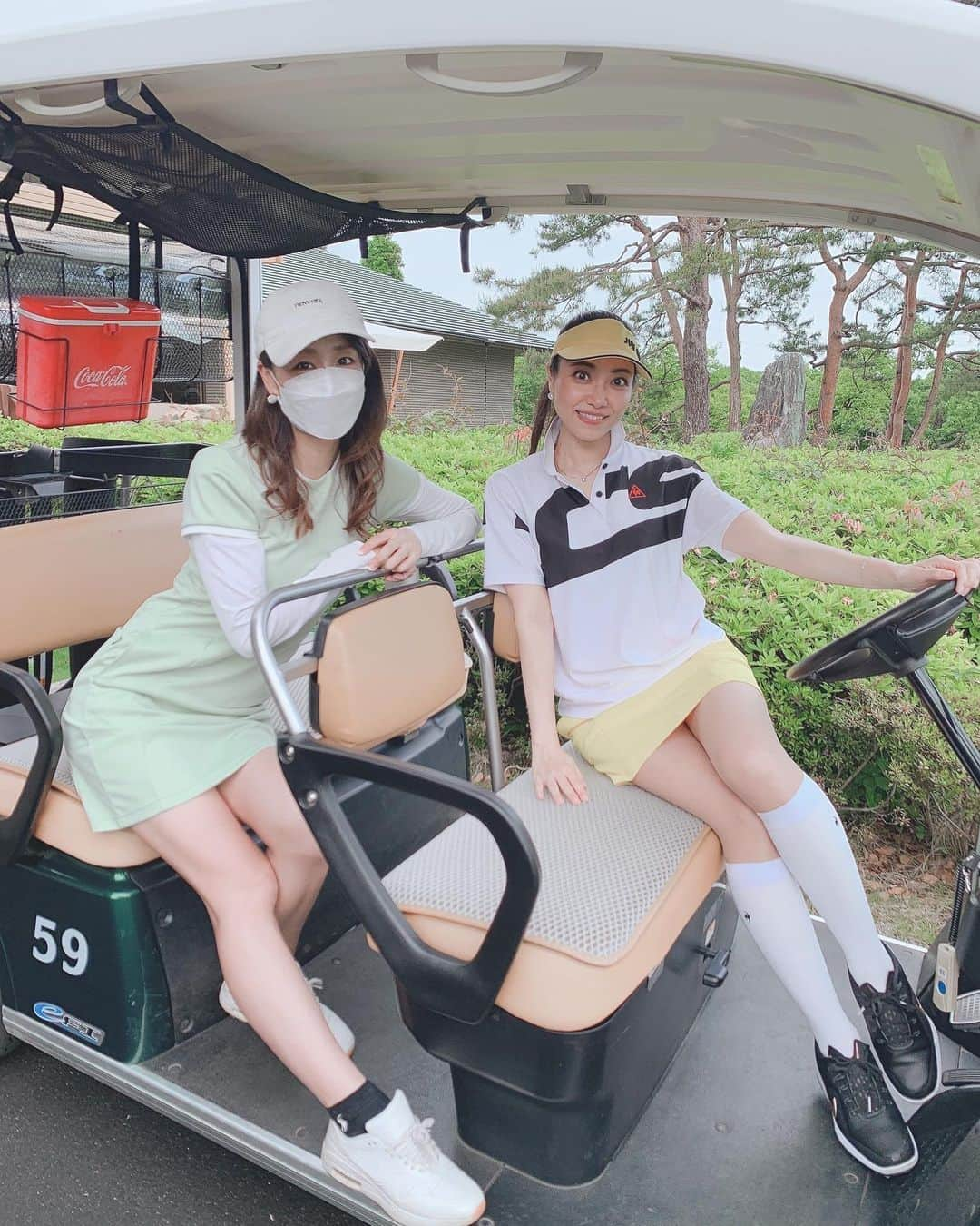 相川友希さんのインスタグラム写真 - (相川友希Instagram)「毎月恒例コンペで💙 #ゴルフ　#golf #⛳️ #趣味　　　 梅雨明けを待ってます♡ #第100回越え　#感謝　#千葉方面多くしてくれてありがとう　#東京のお父さん　#20年ぶりに吐く　#大丈夫かな おばあちゃんになっても一緒にゴルフ出来ますように⛳️🥰 @_kacchu_  #若者ピース　#トライ出来ず　#逆さ✌️」5月16日 13時34分 - yuki923a