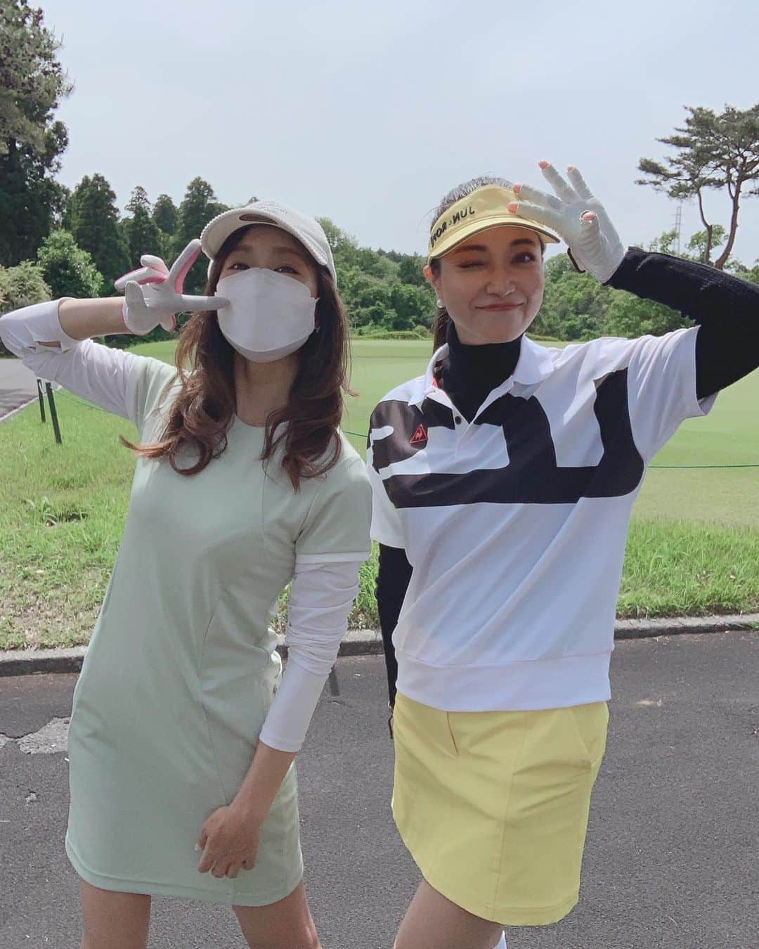 相川友希さんのインスタグラム写真 - (相川友希Instagram)「毎月恒例コンペで💙 #ゴルフ　#golf #⛳️ #趣味　　　 梅雨明けを待ってます♡ #第100回越え　#感謝　#千葉方面多くしてくれてありがとう　#東京のお父さん　#20年ぶりに吐く　#大丈夫かな おばあちゃんになっても一緒にゴルフ出来ますように⛳️🥰 @_kacchu_  #若者ピース　#トライ出来ず　#逆さ✌️」5月16日 13時34分 - yuki923a