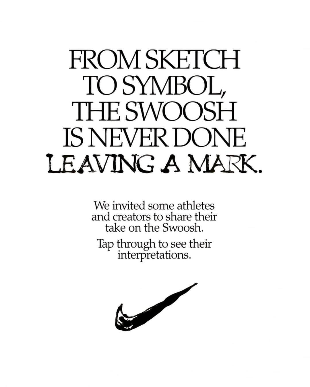 G-DRAGONさんのインスタグラム写真 - (G-DRAGONInstagram)「#Repost @nike with @make_repost ・・・ “Well, I don’t love it. But it will grow on me.”-Phil Knight   Those were the words graphic design student Carolyn Davidson heard from Nike’s co-founder when she first presented the Swoosh. 50 years later, her doodle has transcended sport to become a global symbol for progress in all of its forms.   As we look to the next 50 years of Nike, join us this week as we explore the iconic innovations and moments that shaped the future of sport, and help us reimagine what’s next.   Head to the link in our bio to learn more about the evolution of the Swoosh.  #Nike50」5月17日 12時40分 - xxxibgdrgn