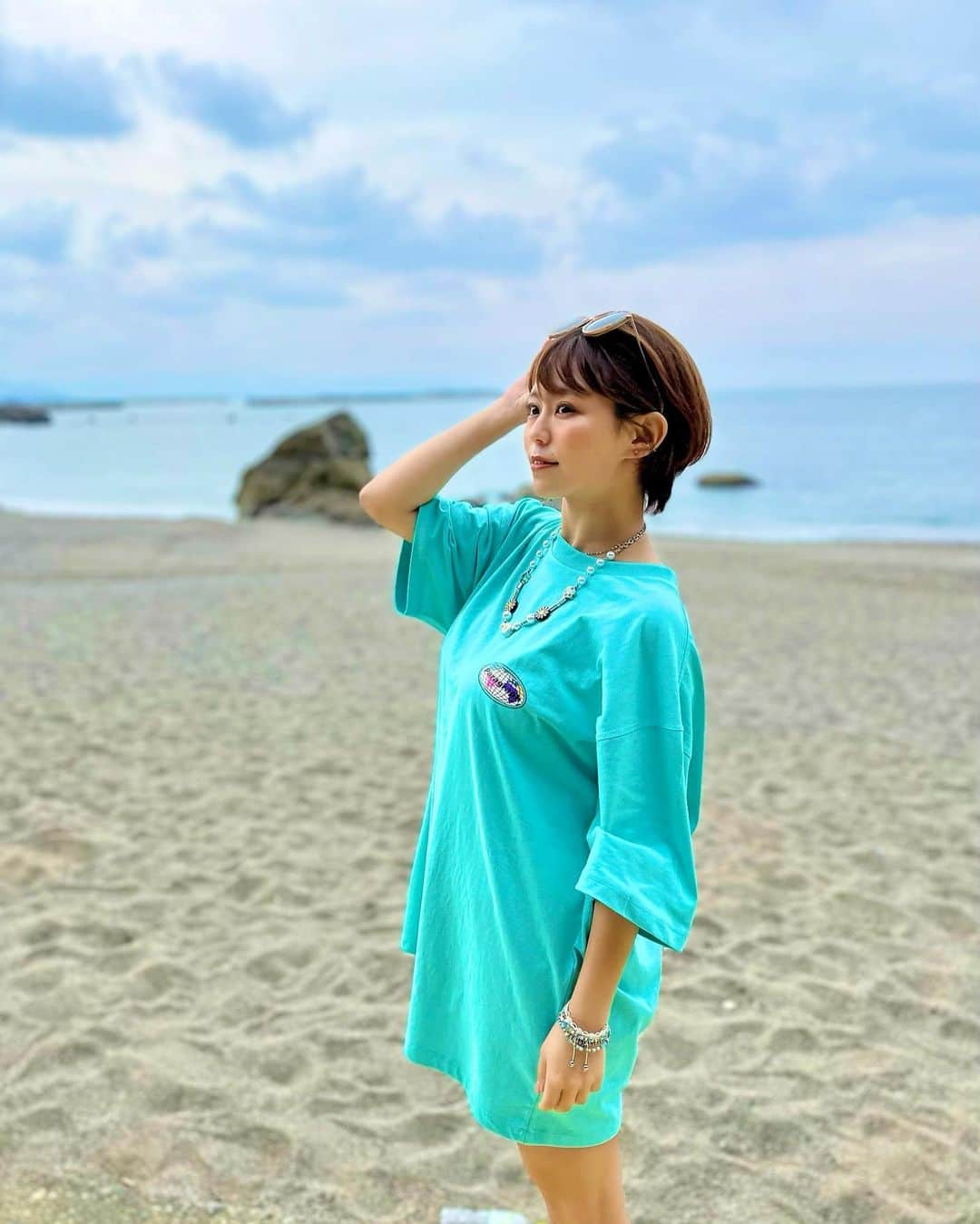 亜矢みつき（神谷充希）さんのインスタグラム写真 - (亜矢みつき（神谷充希）Instagram)「うーみー🌊🏄‍♀️ #海 #sea #夏女」5月17日 17時21分 - ma.yamitsuki