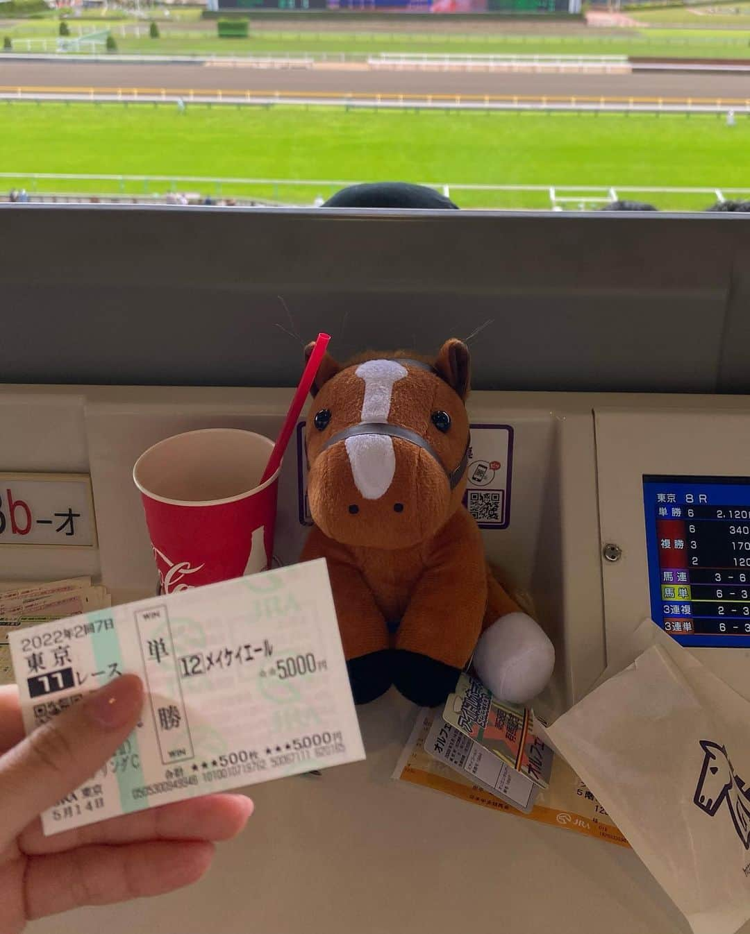 夏本あさみさんのインスタグラム写真 - (夏本あさみInstagram)「5月14日 競馬場初体験デビュー🐎💖 大好きなメイケイエールちゃんを追いかけに行きました^ ^」5月18日 11時59分 - natsumotoasami