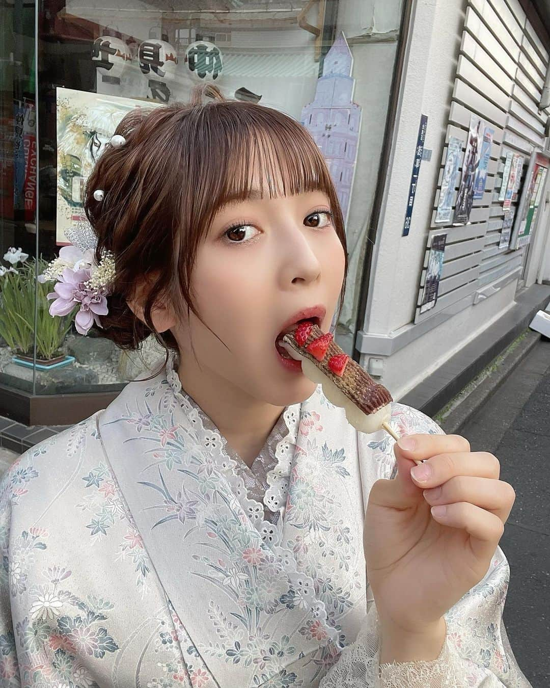 黒嵜菜々子さんのインスタグラム写真 - (黒嵜菜々子Instagram)「着物！！！♡」5月20日 20時59分 - kurosaki0516