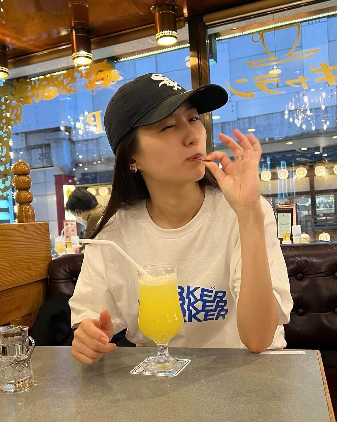 高田里穂さんのインスタグラム写真 - (高田里穂Instagram)「パーフェクト休日🐼💯  #uenostation #whitesoxbaseball #cafetime」5月22日 20時50分 - riho__takada