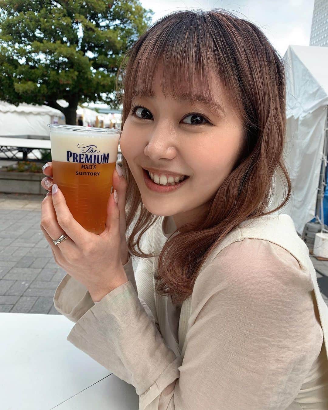 門脇佳奈子さんのインスタグラム写真 - (門脇佳奈子Instagram)「外でのビールは最高でしかない🍺❤️ * * 有明でやってた #TokyoTokyoDeliciousMuseum に行ってきました😋」5月23日 23時04分 - kanakoofficial