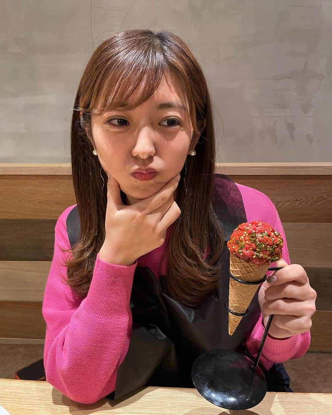 白戸ゆめのさんのインスタグラム写真 - (白戸ゆめのInstagram)「🥩 . これなーんだ😊 🍦？？？」5月24日 21時26分 - yumeno.s_