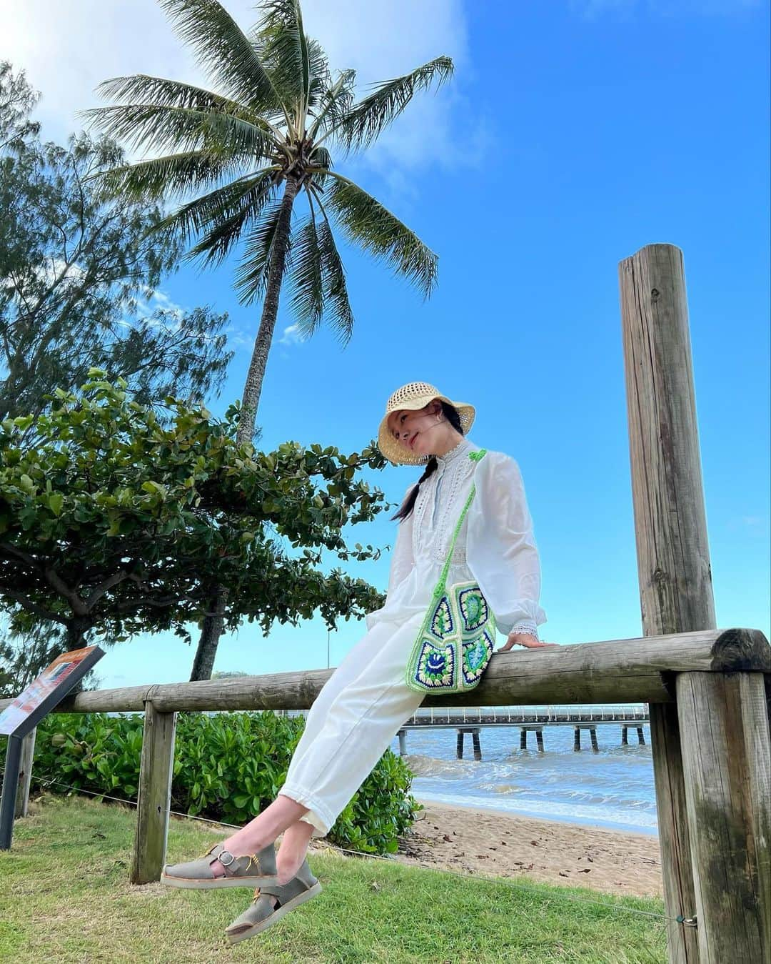 ハン・ジミンさんのインスタグラム写真 - (ハン・ジミンInstagram)「. 🌴👒☁️ . @australia.kr」5月26日 15時50分 - roma.emo