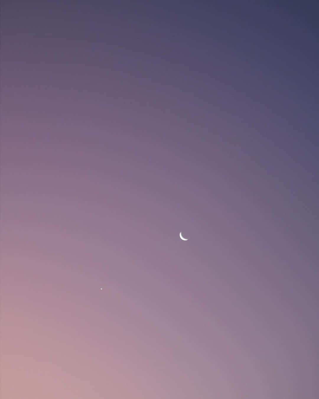 根岸由香里さんのインスタグラム写真 - (根岸由香里Instagram)「. 暁月🌙 the moon at daybreak」5月27日 3時24分 - yukarinegishi