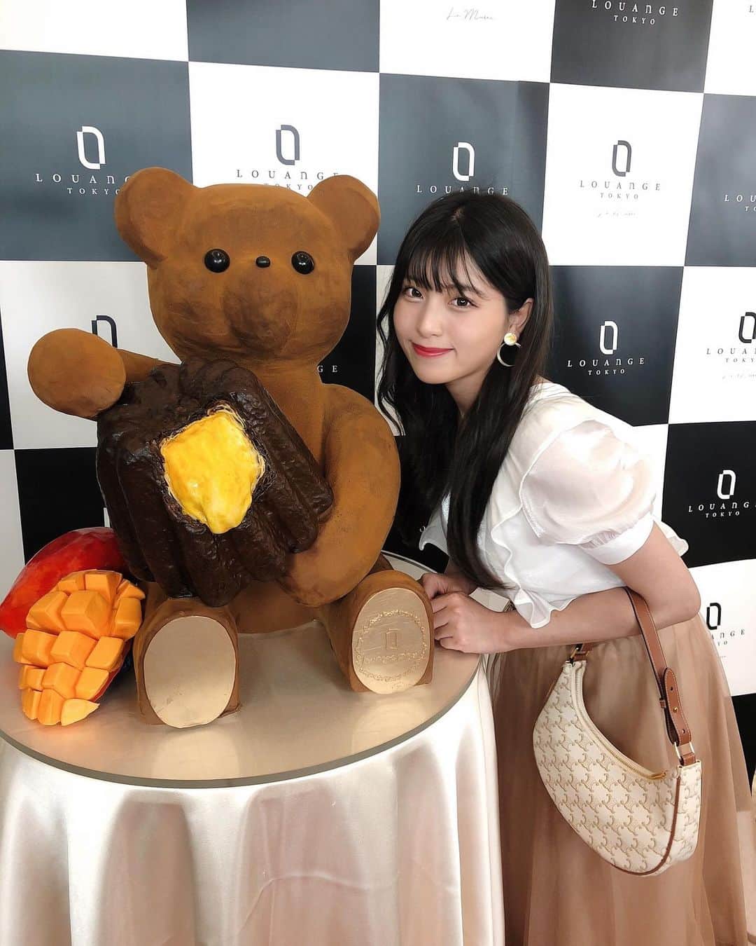 宇佐神星（きらり）さんのインスタグラム写真 - (宇佐神星（きらり）Instagram)「@louange_tokyo の1周年記念イベントにご招待していただきました🧸♥️  ヌヌースくん型のチョコが可愛すぎて、食べるのもったいなかった…🥲」5月28日 22時39分 - kirari_usami